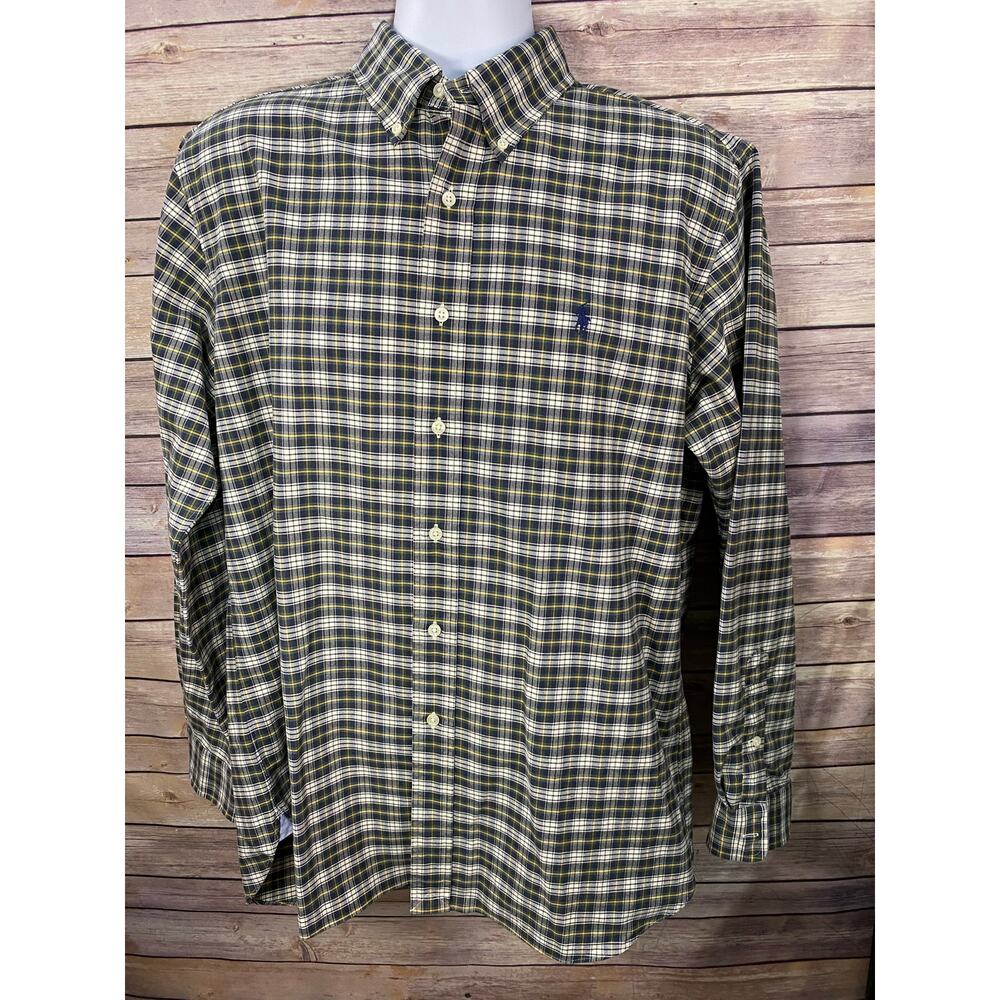 Polo Ralph Lauren Classic Fit Plaid Button Down Shirt Men's Size XL